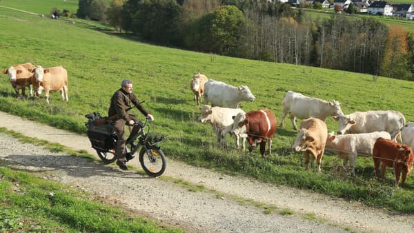 Radeln mit Jagdwaffe