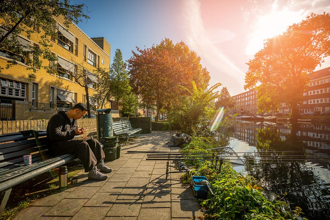   Streetfishing in Amsterdam  