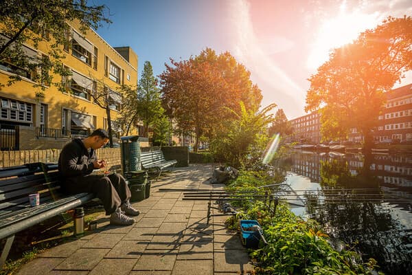   Streetfishing in Amsterdam  