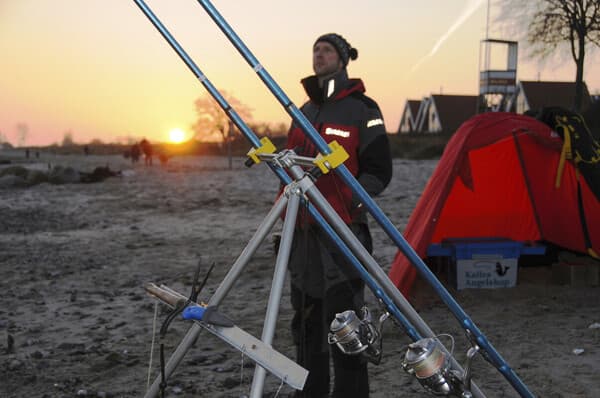 Brandung vor Sonnenuntergang