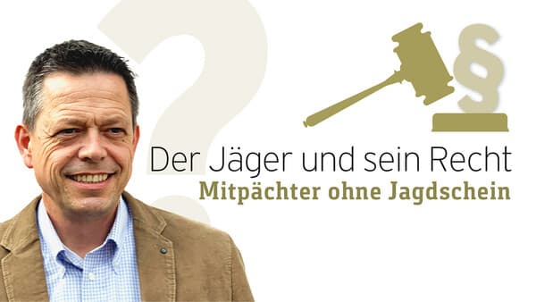 Mitpächter ohne Jagdschein