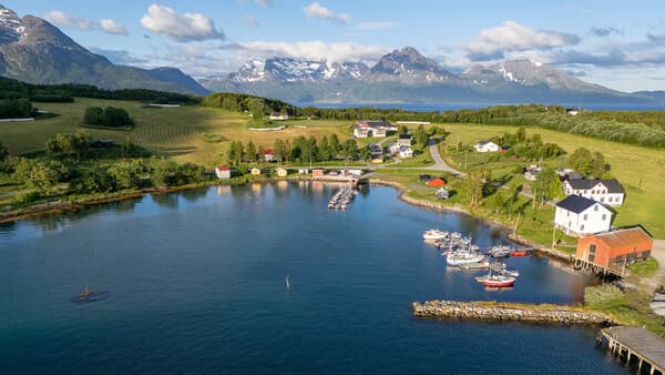 Zwischen Faksegrunnen und Solbergfjord